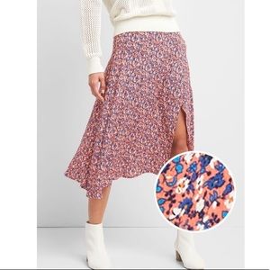 GAP Multicolor Floral Midi Skirt